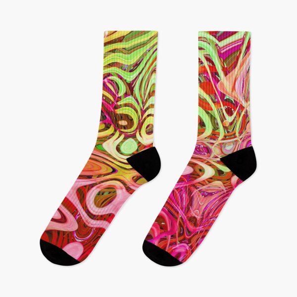 Item preview, Hippie Style Abstract Groovy Exotic Colors Happy Maximalism for Eccentric Flashy Maximalist 3 of 4 designed and sold by Beachy.