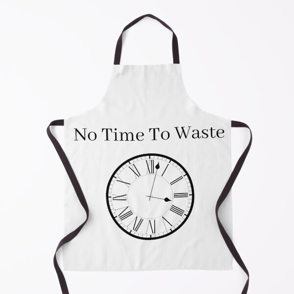 Item preview, No Time To Waste Time Clock designed and sold by wSmileFlowerw.