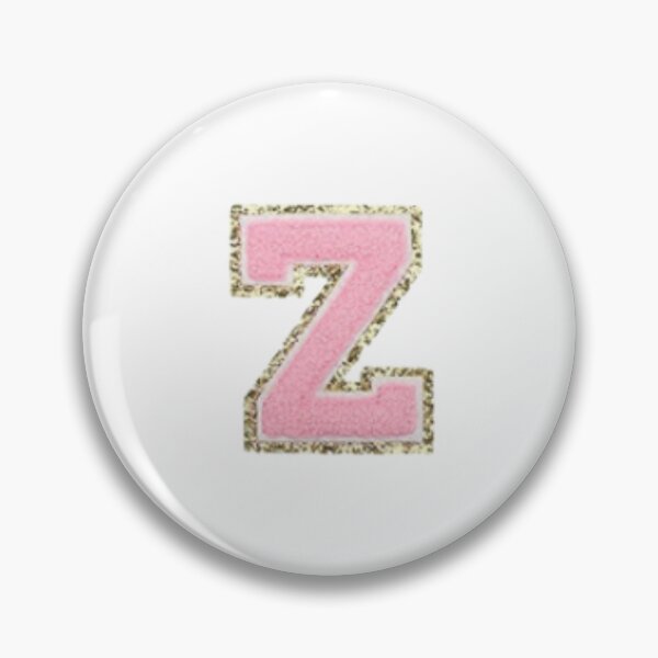 Item preview, Preppy Pink Varsity letter Z designed and sold by Gracie’s  Gold.
