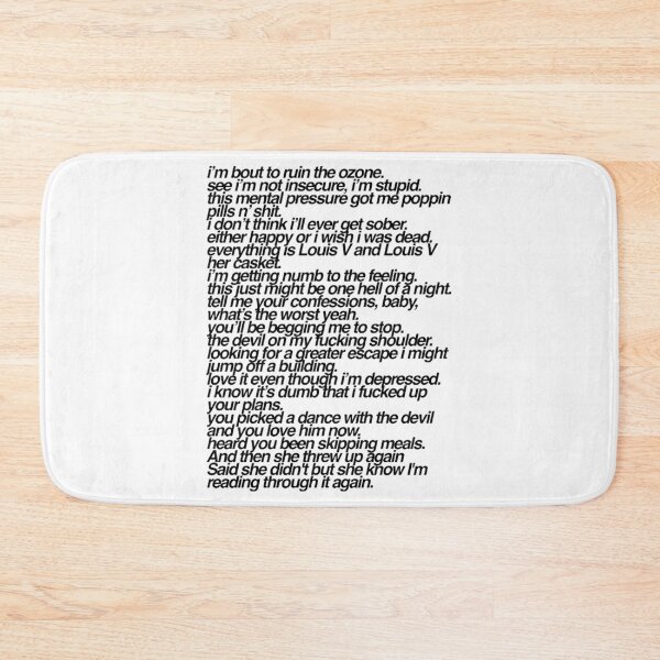 Item preview, Chase Atlantic Lyrics Quotes Black     designed and sold by PrintUnlimited1.