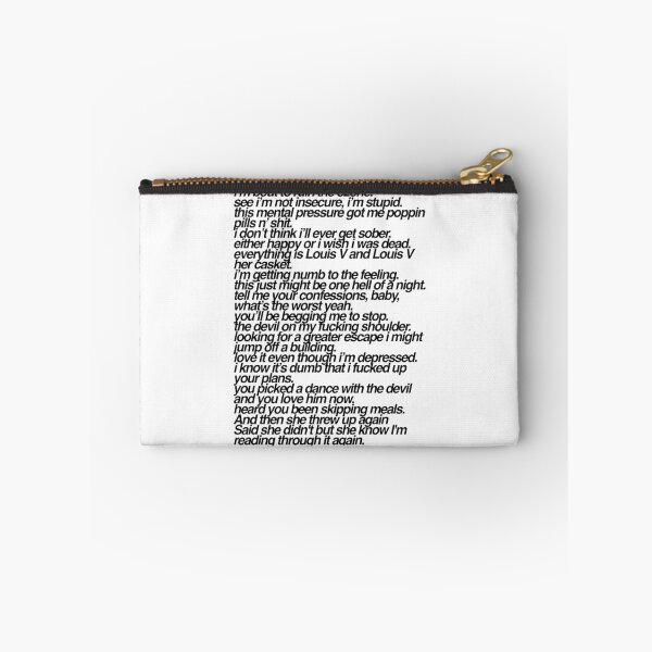 Item preview, Chase Atlantic Lyrics Quotes Black     designed and sold by PrintUnlimited1.