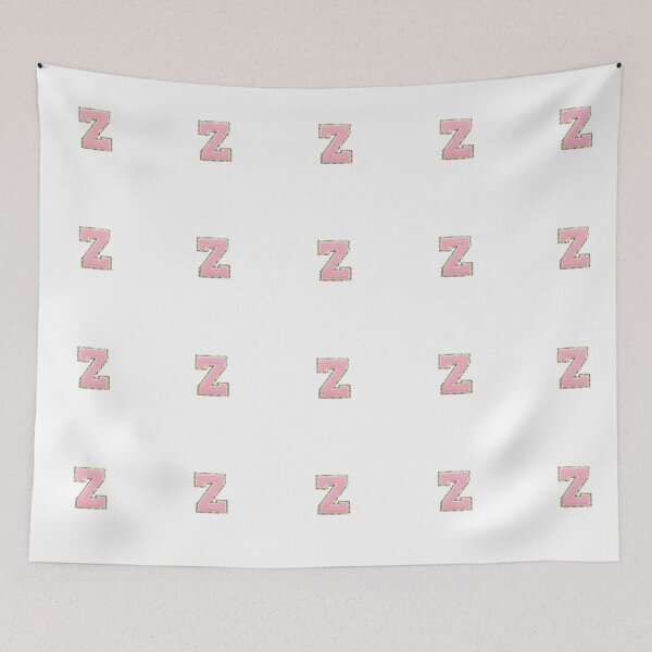 Item preview, Preppy Pink Varsity letter Z designed and sold by Gracie’s  Gold.