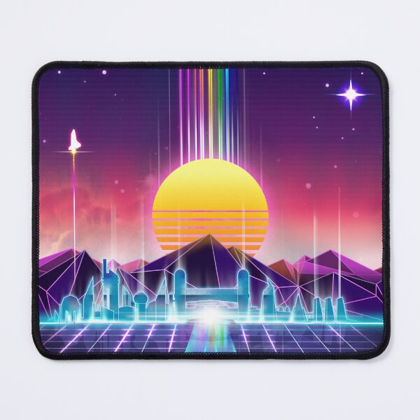 Vista previa del artículo con la obra «Amanecer de neón», diseñado y vendido por forge22.