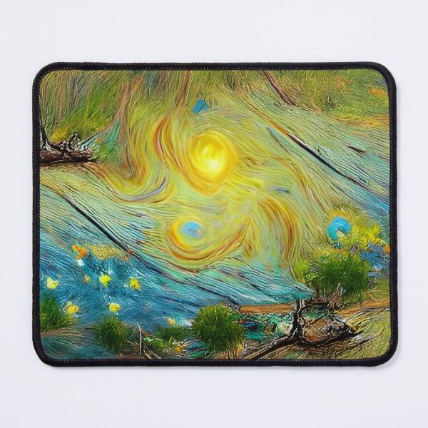 Item preview, AI Generated Art, Rainbow Stars Van Gogh  designed and sold by ACC .