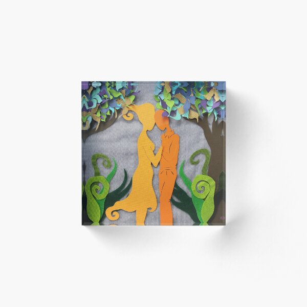 Summer Kiss #3 Acrylic Block
