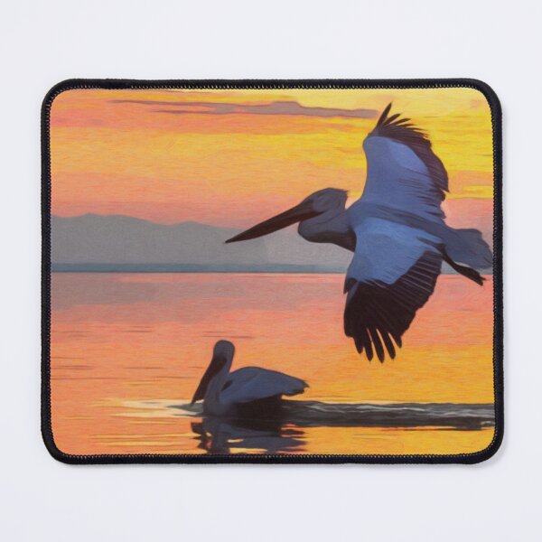 Item preview, Pelican At In Flight At Sunset designed and sold by NikkiBear67.