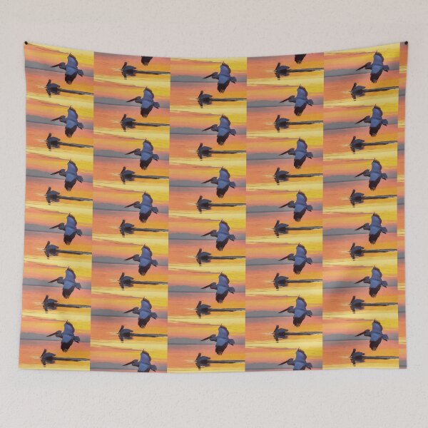 Item preview, Pelican At In Flight At Sunset designed and sold by NikkiBear67.