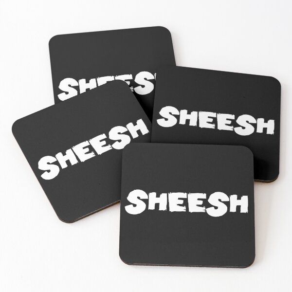 Item preview, Sheesh Text Monochrome Black designed and sold by Meepuruproject.