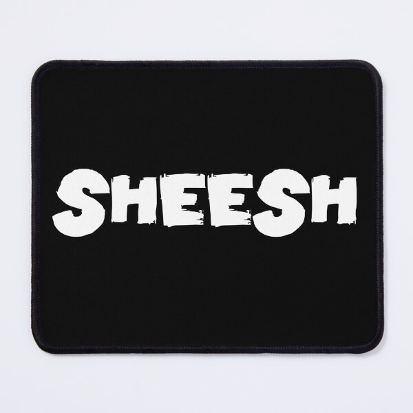 Item preview, Sheesh Text Monochrome Black designed and sold by Meepuruproject.