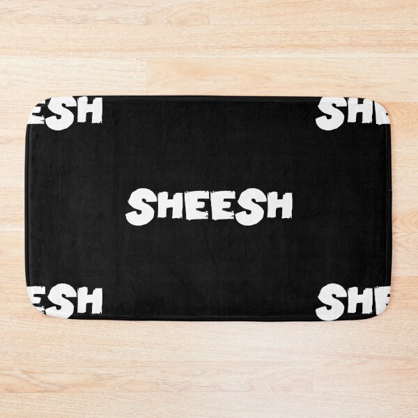 Item preview, Sheesh Text Monochrome Black designed and sold by Meepuruproject.
