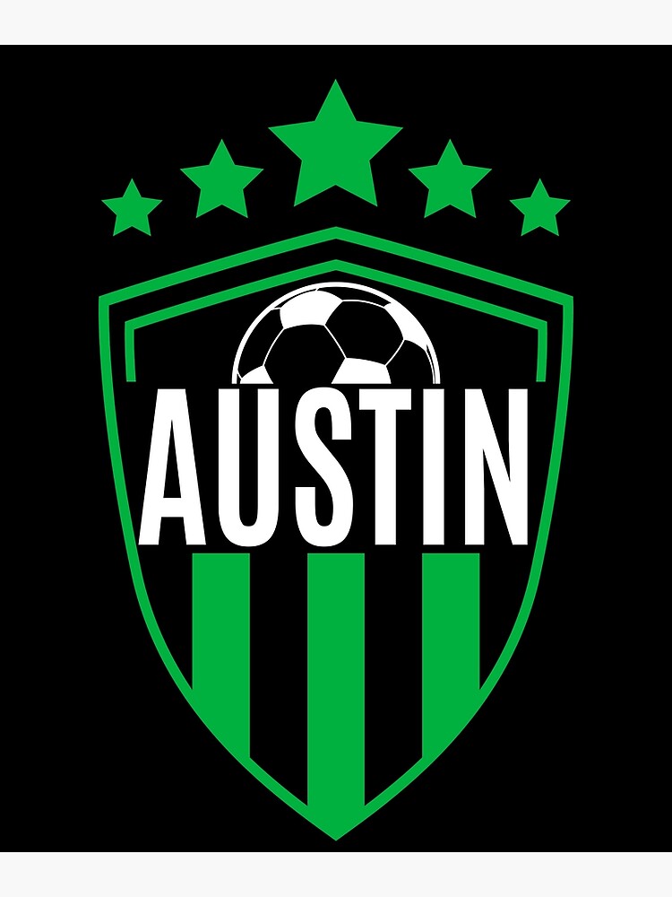 "Austin FC Soccer Jersey" Poster for Sale by heavenlywhale Redbubble