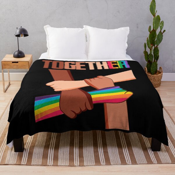 Item preview, Equality Social Justice Human Rights Together Rainbow Hands designed and sold by greatblackboard.