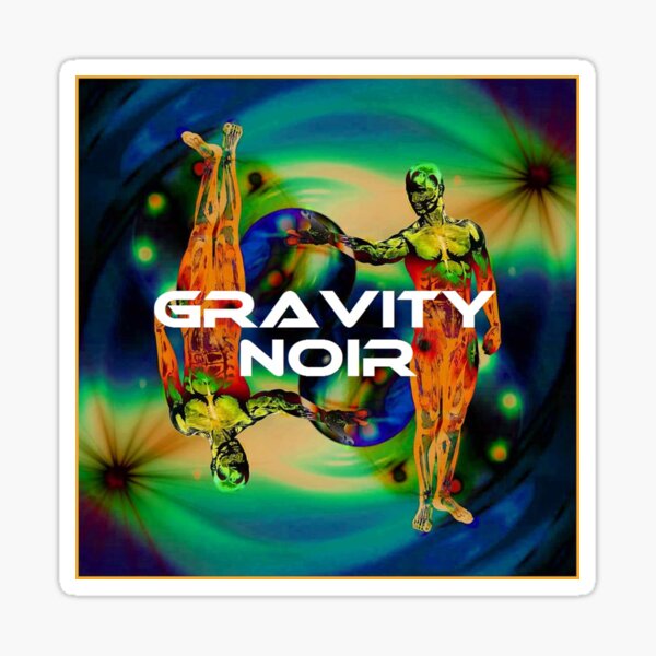 Gravity Noir by Andrew Williams Sticker