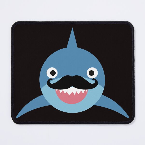 Item preview, Funny Shark Moustache designed and sold by Buyeseoshop.
