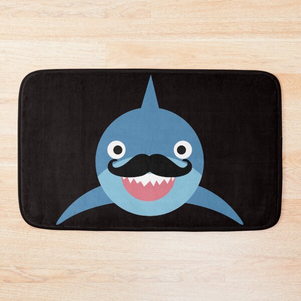Item preview, Funny Shark Moustache designed and sold by Buyeseoshop.