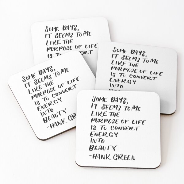 Item preview, Energy: Hank Green Quote designed and sold by eklettering.