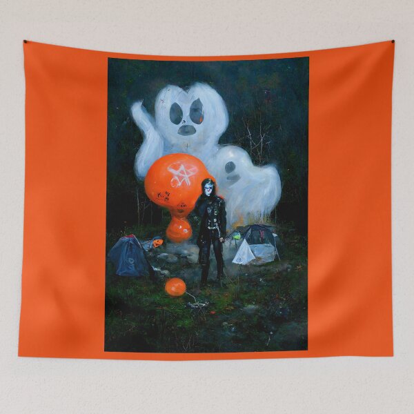 Item preview, Halloween amusement park camp designed and sold by occultfx.