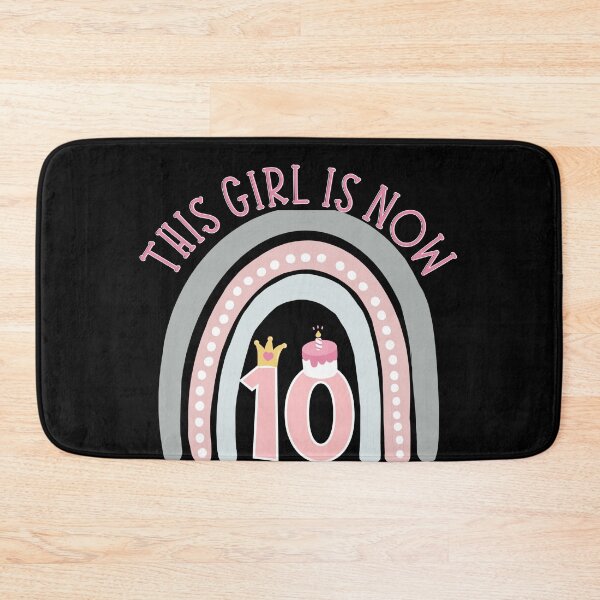 Item preview, This Girl Is Now 10 Double Digits 10th Birthday Rainbow 10 Years Old Gifts ideas designed and sold by Sasikharn.