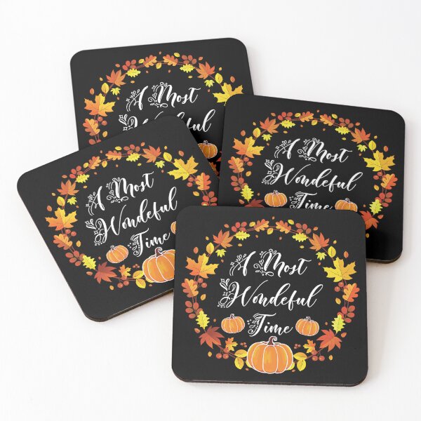 Item preview, Fall Season Leaves Autumn Wreath A Most Wonderful Time designed and sold by CharJens.