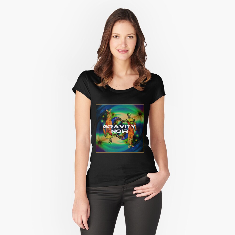 Item preview, Fitted Scoop T-Shirt designed and sold by gravitynoir.