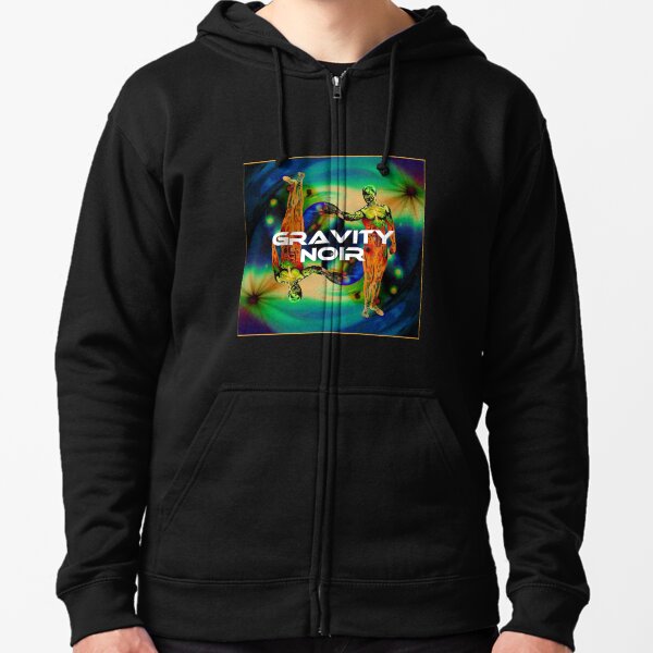 Gravity Noir by Andrew Williams Zipped Hoodie