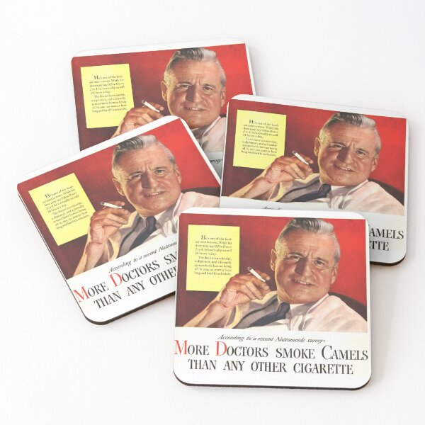 Item preview, Vintage Camels Doctor Smoking Cigarette Advert designed and sold by kfapparel.