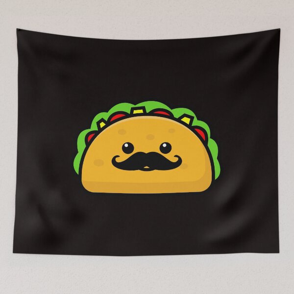 Aperçu de l'œuvre Mignon Tacos Moustache créée et vendue par Buyeseoshop.