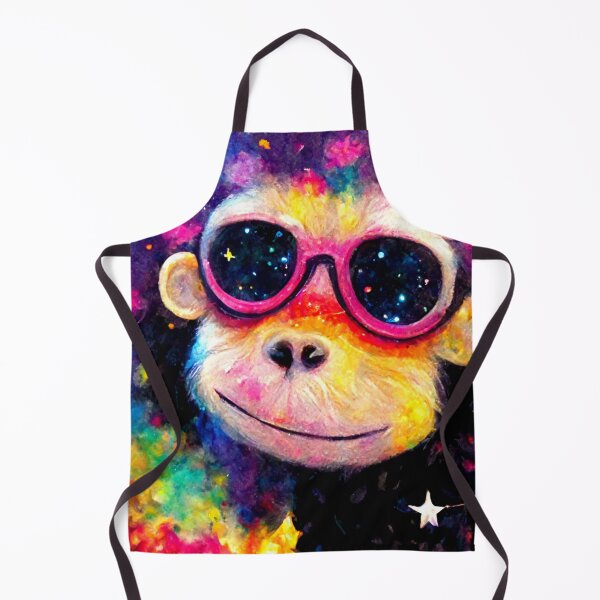 Item preview, Monkey Wearing Sunglasses in Space designed and sold by MythicPrompts.