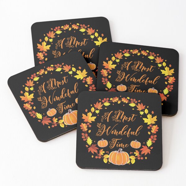 Item preview, Fall Season Leaves Autumn Wreath A Most Wonderful Time designed and sold by CharJens.