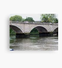 Twickenham Bridge over the Thames Canvas Print
