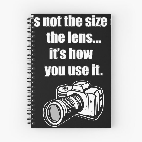 Item preview, Funny photography, It's Not the Size of the Lens  designed and sold by malcomvalenq.