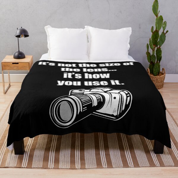Item preview, Funny photography, It's Not the Size of the Lens designed and sold by malcomvalenq.