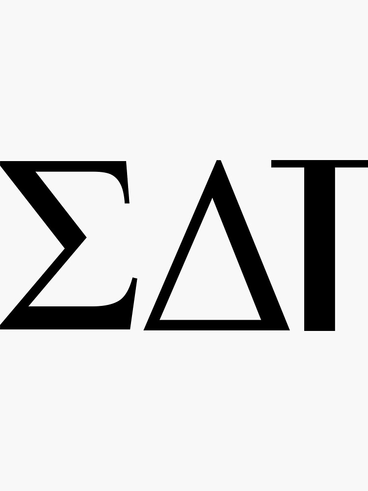 sigma delta tau letters