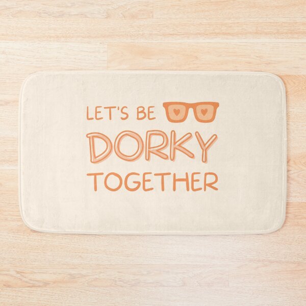 Item preview, Let's Be Dorky Together - Orange designed and sold by sherbyavenue.