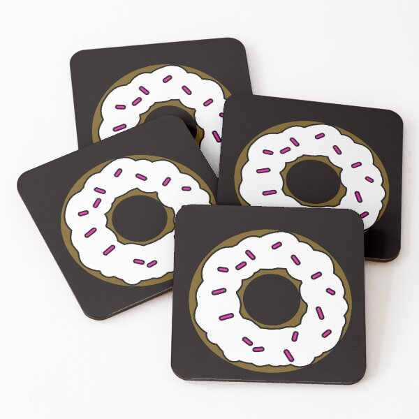 Item preview, Donut with Pink Sprinkles designed and sold by UsumStudy.