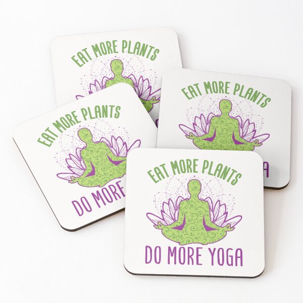 Item preview, Eat More Plants Do More Yoga designed and sold by jaygo.
