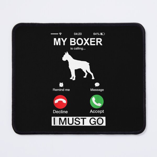 Item preview, My Boxer Is Calling, Funny Phone Screen Animals Puppy, Boxer Dog Lover's, Niche Mom Dad Owner Christmas Gift designed and sold by xlnv.