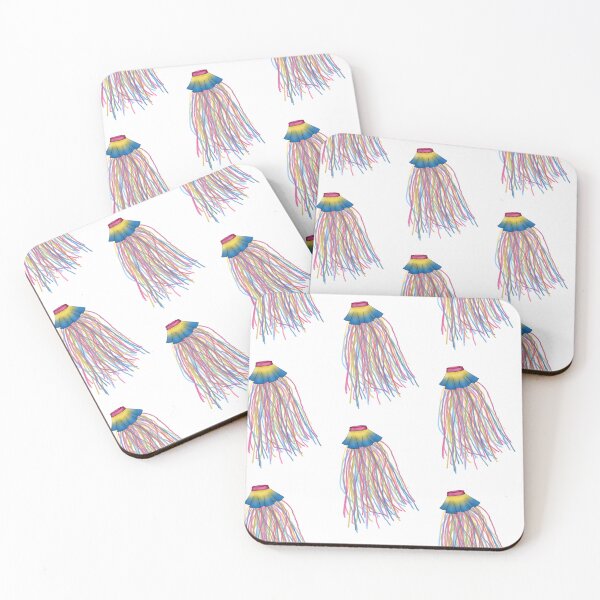 Item preview, Subtle Pansexual Jellyfish Skirt designed and sold by MiniRowan.