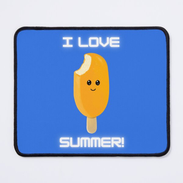 Item preview, I Love Summer! ice lolly, blue.  designed and sold by Bumpulous.