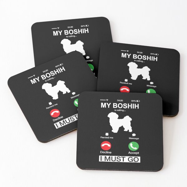 Item preview, My BoShih Is Calling, Funny Phone Screen Animals Puppy, BoShih Dog Lover's, Niche Mom Dad Owner Christmas Gift designed and sold by xlnv.