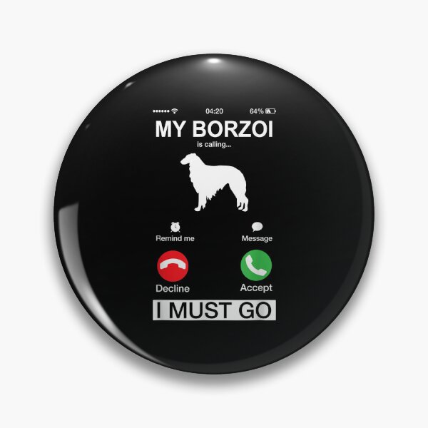 Item preview, My Borzoi Is Calling, Funny Phone Screen Animals Puppy, Borzoi Dog Lover's, Niche Mom Dad Owner Christmas Gift designed and sold by xlnv.