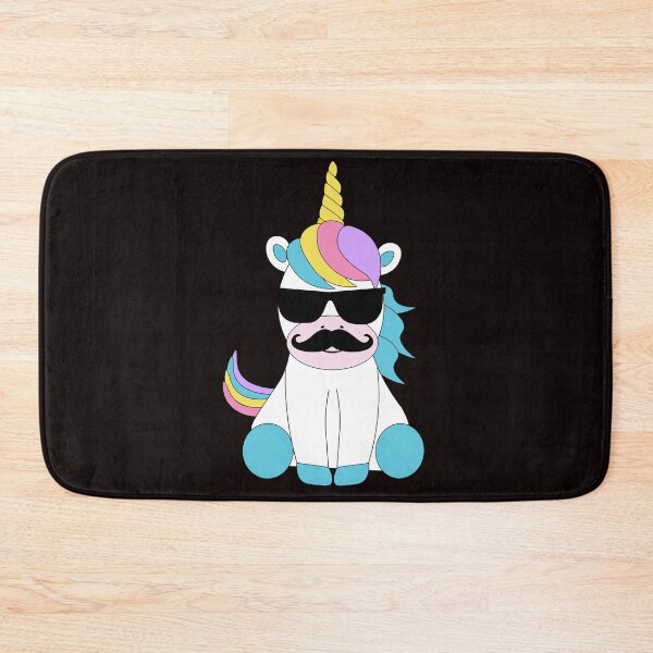 Item preview, Cute Unicorn With Moustache designed and sold by Buyeseoshop.