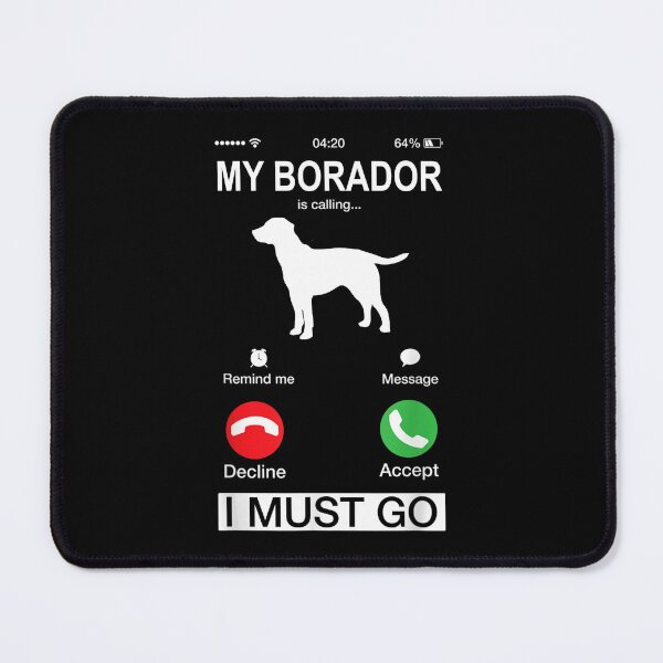 Item preview, My Borador Is Calling, Funny Phone Screen Animals Puppy, Borador Dog Lover's, Niche Mom Dad Owner Christmas Gift designed and sold by xlnv.