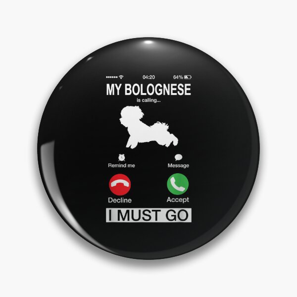 Item preview, My Bolognese Is Calling, Funny Phone Screen Animals Puppy, Bolognese Dog Lover's, Niche Mom Dad Owner Christmas Gift designed and sold by xlnv.