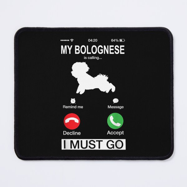 Item preview, My Bolognese Is Calling, Funny Phone Screen Animals Puppy, Bolognese Dog Lover's, Niche Mom Dad Owner Christmas Gift designed and sold by xlnv.