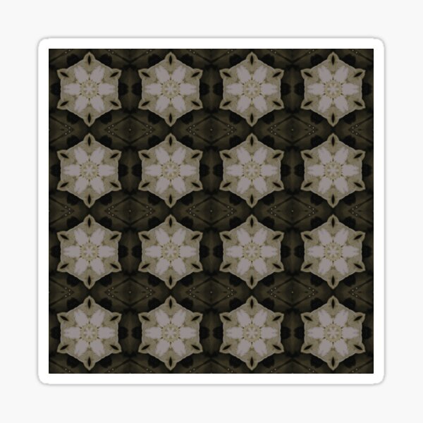 SAND DOLLAR STAR MODERN for the bold in green, black, grey and white 2022 Sticker