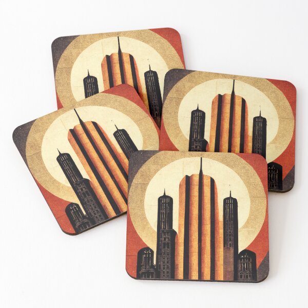 Item preview, Chicago Art Deco designed and sold by ArtDecoGecko.