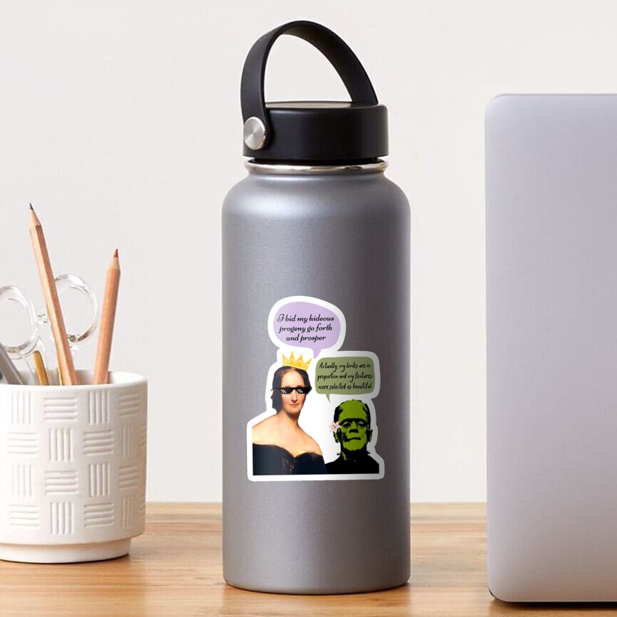 Mary Shelley Frankenstein Beautiful Sticker