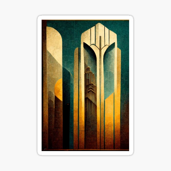 Item preview, Abstract Art Deco designed and sold by ArtDecoGecko.