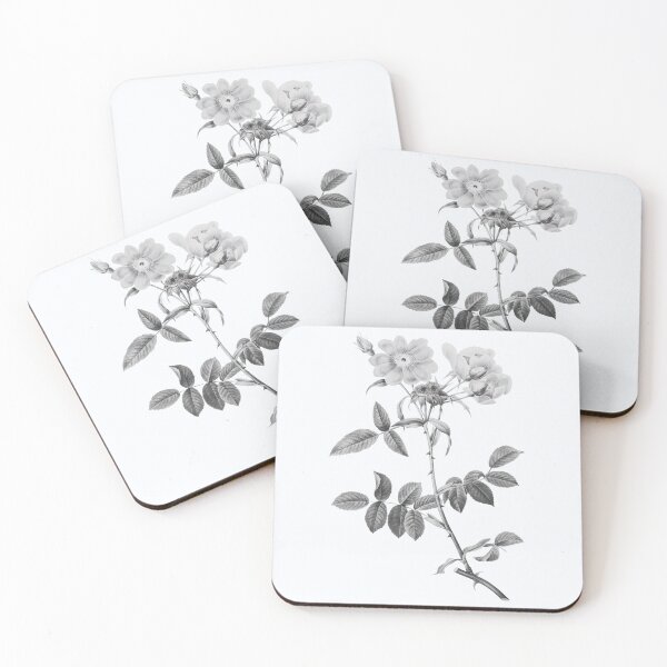 Item preview, Rose of Lady Monson Flower, Alternative Illustration - Grey and Blue Rose designed and sold by DaphneKstudio .